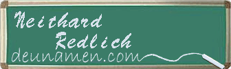 Neithard Redlich Visitenkarte
